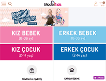 Tablet Screenshot of modakids.com